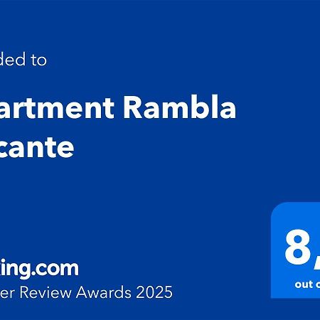 Apartment Rambla Alicante Bagian luar foto